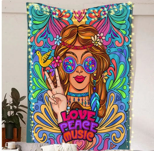 Hippie Dreams Tapestry