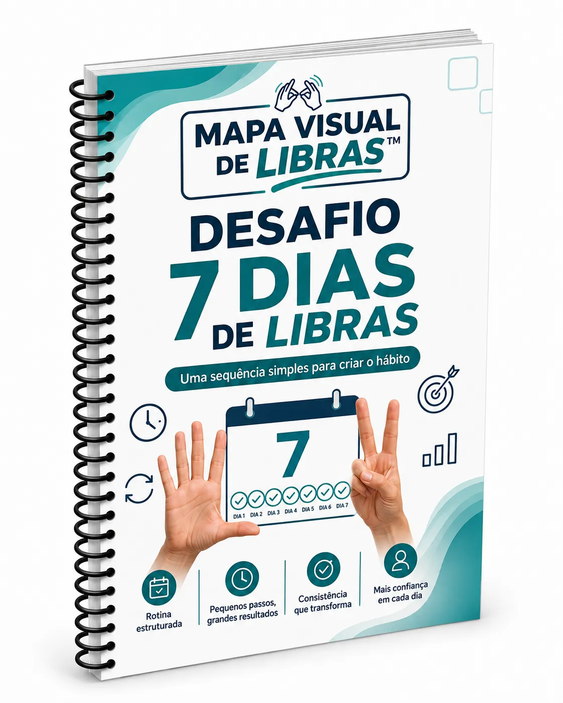 Capa do bônus Desafio 7 Dias de Libras
